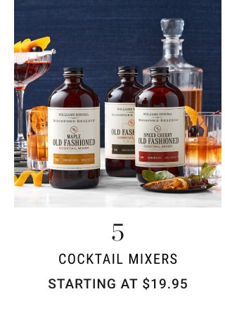 5. Cocktail Mixers. Starting at $19.95.