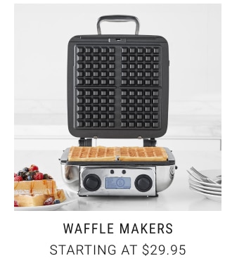 Waffle Makers Starting at $29.95