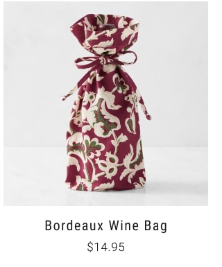 Bordeaux Wine Bag $14.95