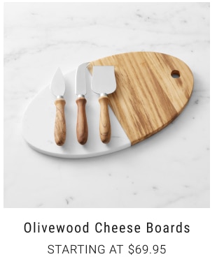 Olivewood Cheese Boards Starting at $69.95