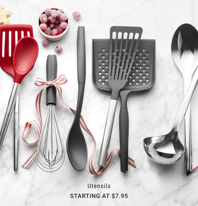 Utensils. Starting at $7.95.