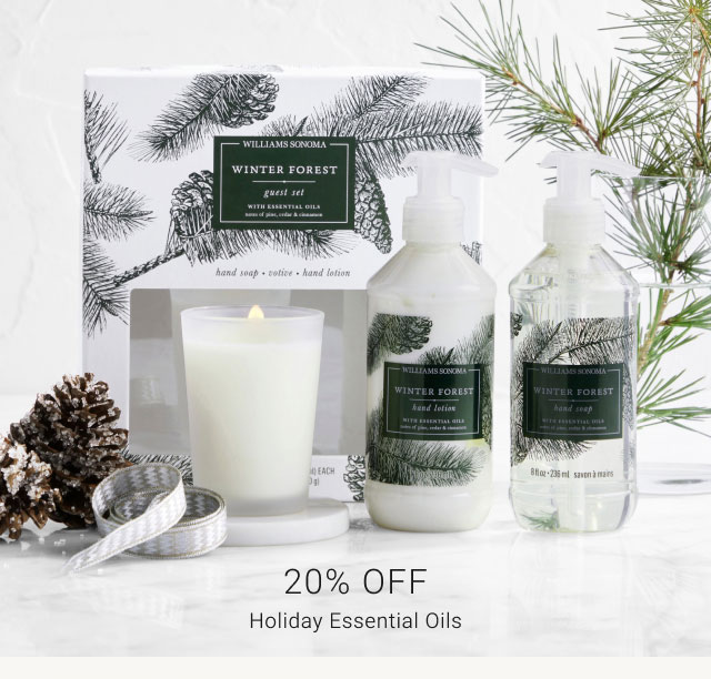 20% Off Holiday Essential Oils