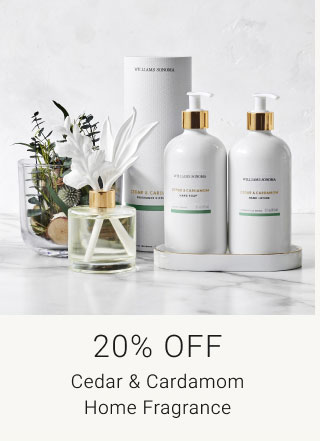 20% Off Cedar & Cardamom Home Fragrance