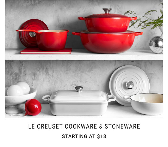 Le Creuset Cookware & Stoneware - Starting at $18