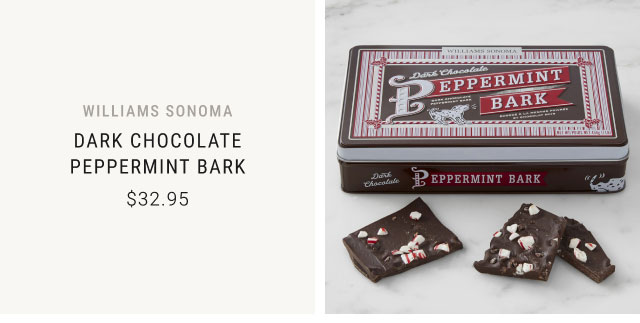 Williams Sonoma Dark Chocolate Peppermint Bark - $32.95