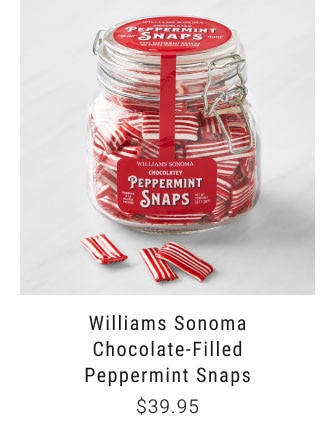 Williams Sonoma Chocolate-Filled Peppermint Snaps - $39.95