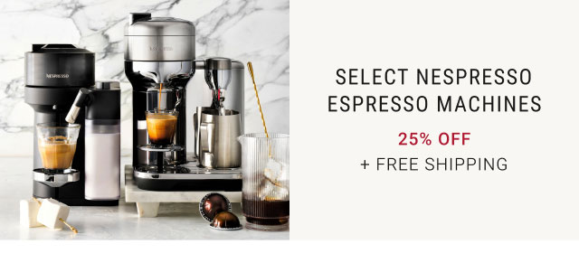 Select Nespresso Espresso Machines - 25% Off + Free Shipping