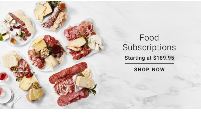 Food Subscriptions Starting at $189.95 - shop now