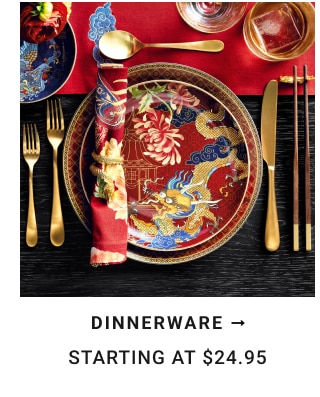 Dinnerware Starting at $24.95