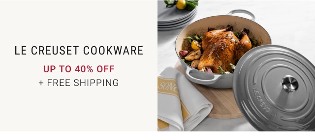 Le Creuset Cookware Up to 40% Off + Free Shipping