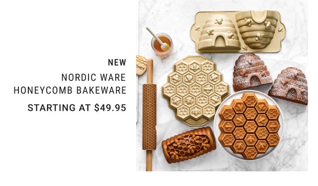 New. Nordic Ware Honeycomb Bakeware. Starting at $49.95.