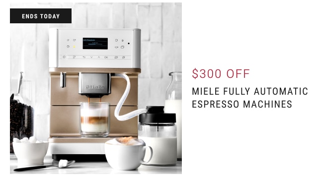 $300 Off Miele Fully Automatic Espresso Machines