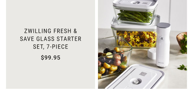 Zwilling Fresh & Save Glass Starter Set, 7-Piece - Starting at $99.95