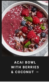 Acai Bowl with Berries & Coconut