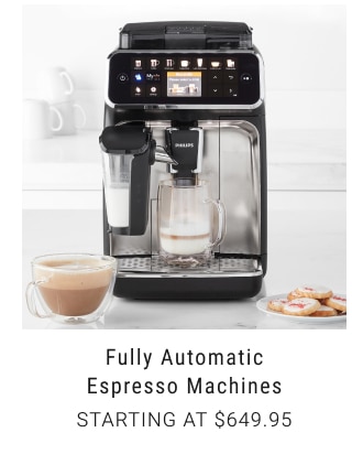 Fully Automatic Espresso Machines Starting at $649.95