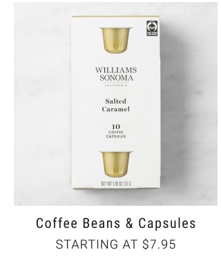 Coffee Beans & Capsules Starting at $7.95