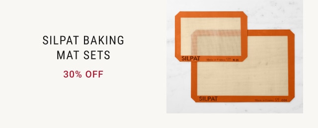 Silpat Baking Mat Sets. 30% off.