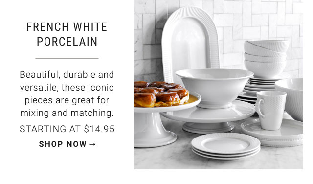 French White Porcelain - shop now