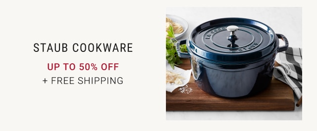 Staub Cookware up to 50% off + free shipping