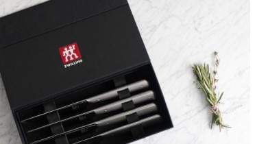 Zwilling Stainless-Steel Steak Knives, Set of 8. $89.95.