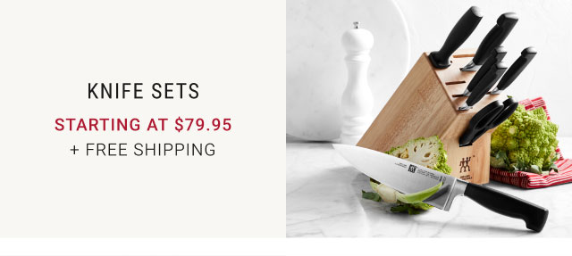 Knife Sets - Starting at $79.95 + Free Shipping