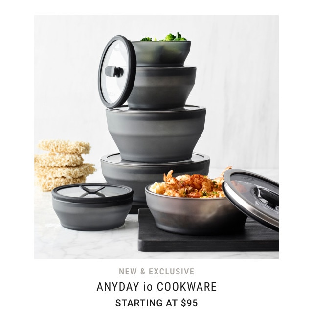 NEW & EXCLUSIVE. Anyday io Cookware. Starting at $95.