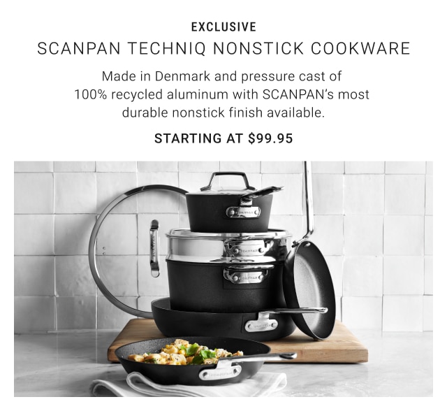 Scanpan TechnIQ nonstick Cookware - Starting at $99.95