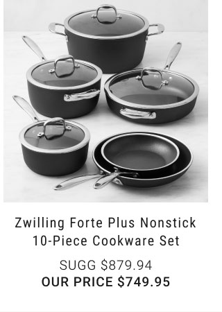 Zwilling Forte Plus Nonstick 10-Piece Cookware Set - $749.95