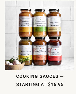 Cooking Sauces - Starting at $16.95