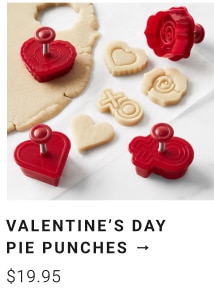 Valentine’s Day Pie Punches $19.95