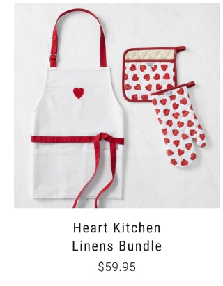 Heart Kitchen Linens Bundle Dinnerware - $59.95