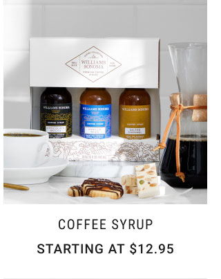 Coffee Syrup - Starting at $12.95