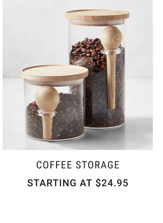 Coffee storage - Starting at $24.95