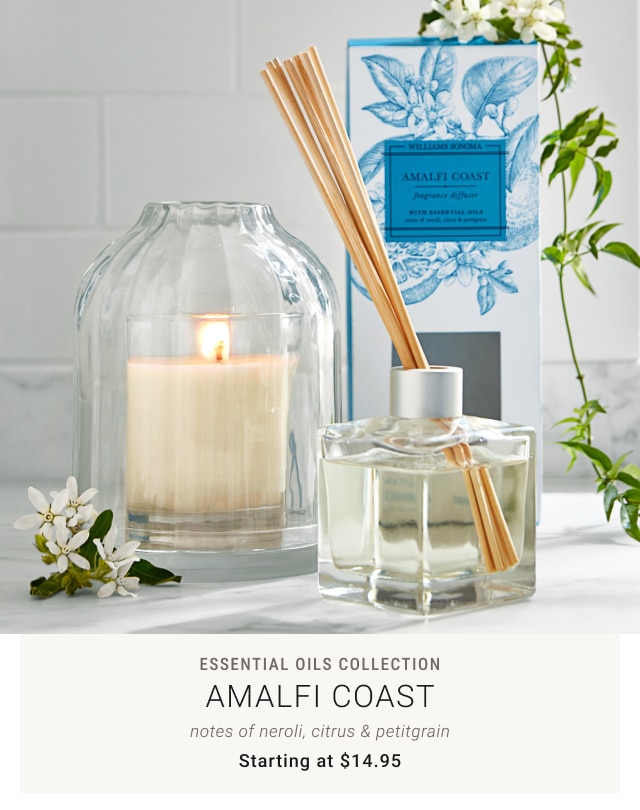 Essential Oils Collection - Amalfi Coast notes of neroli, citrus & petitgrain Starting at $14.95