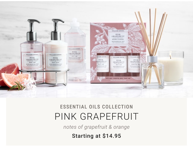 Essential Oils Collection - Pink Grapefruit - notes of grapefruit & orange Starting at $14.95