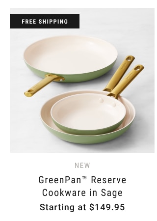 New GreenPan™ Reserve Cookware in Sage Starting at $149.95