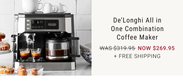 De’Longhi All in One Combination Coffee Maker NOW $269.95 + Free Shipping