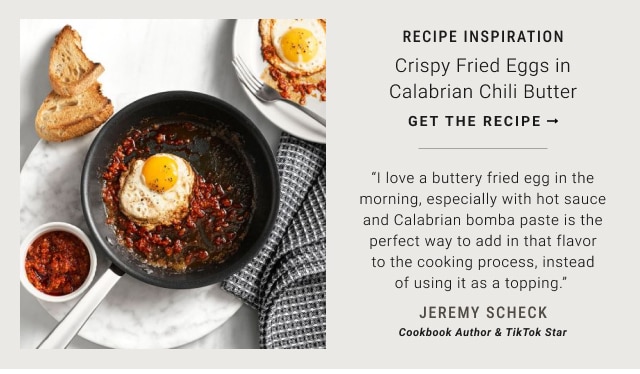 Recipe Inspiration - Crispy Fried Eggs in Calabrian Chili Butter - Get the recipe