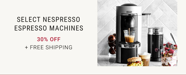 Select Nespresso Espresso Machines - 30% Off + Free Shipping