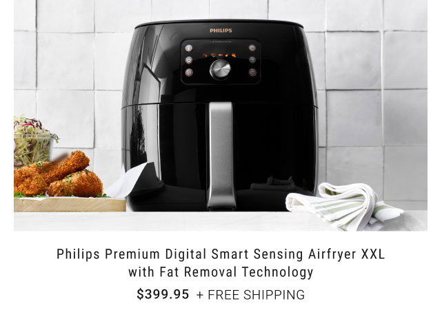 Philips Premium Digital Smart Sensing Airfryer XXL with Fat Removal Technology - $399.95