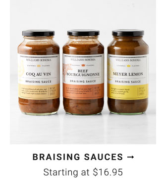 Braising Sauces - Starting at $16.95