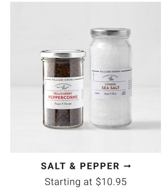 Salt & Pepper - Starting at $10.95