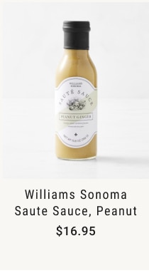 Williams Sonoma Saute Sauce, Peanut $16.95