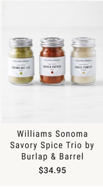 Williams Sonoma Savory Spice Trio by Burlap & Barrel $34.95