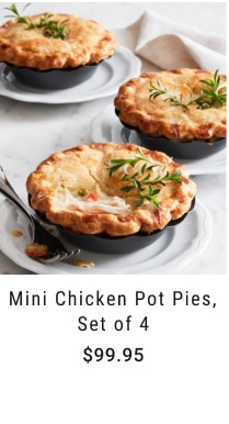 Mini Chicken Pot Pies, Set of 4 $99.95