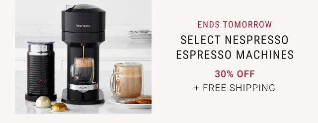 Select Nespresso Espresso Machines - 30% off + Free SHipping