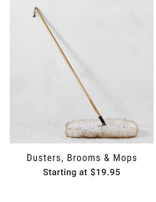 Dusters, Brooms & Mops - Starting at $19.95