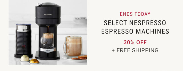 Select Nespresso Espresso Machines - 30% off + Free SHipping