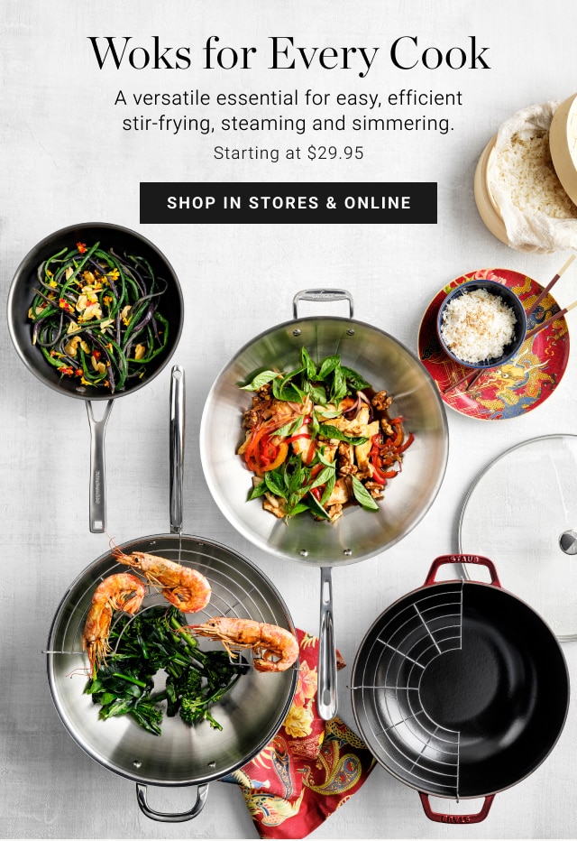 Woks for Every Cook - shop in stores & online