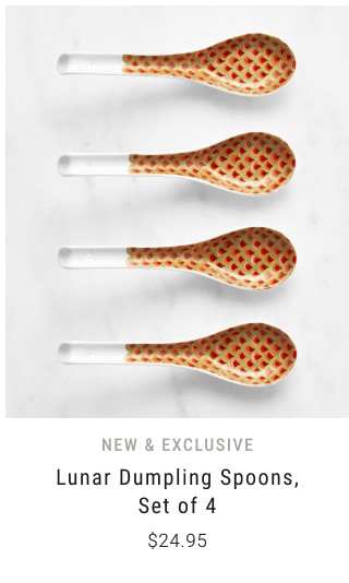 New & exclusive - Lunar Dumpling Spoons, Set of 4 - $24.95